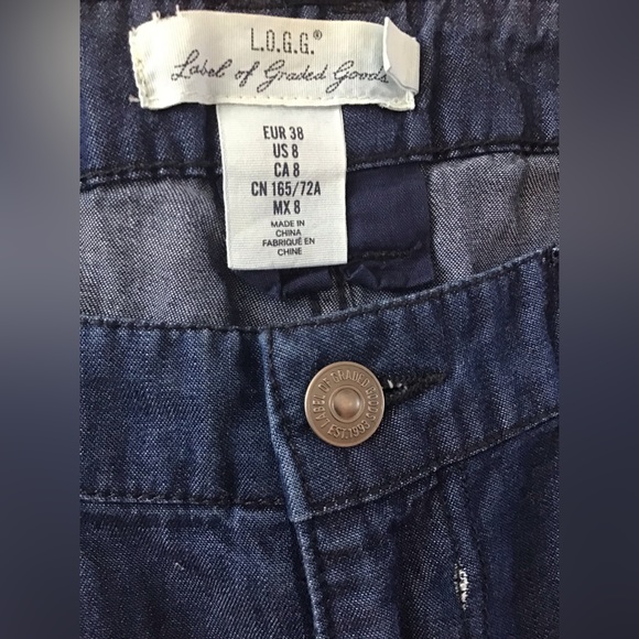 White Rachel Zoe Flowy Shirt with L.O.G.G. Wide Legged Jean Pants - Picture 9 of 9